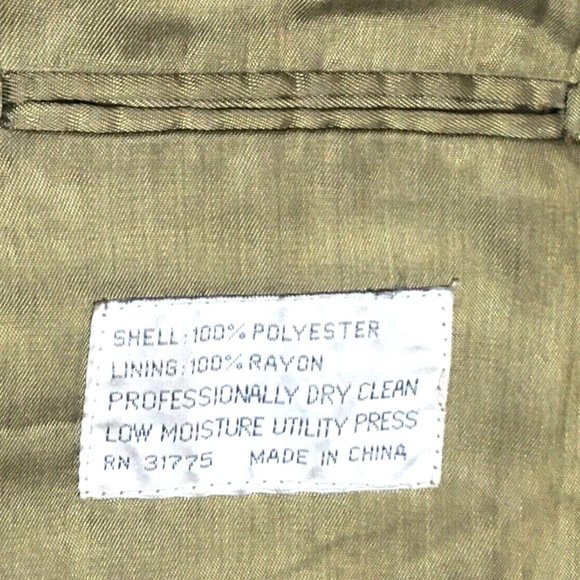 VINTAGE Brown Two Button Sports Coat Mens 46R Westchester Classics Blazer Jacket - Picture 8 of 8